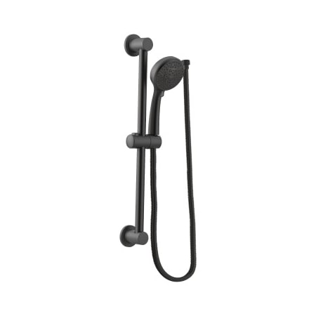 Moen Multi-Function Hand Shower Package with Hose and Slide Bar Included Matte Black