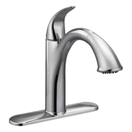 Moen Camerist Pullout Spray High-Arc Kitchen Faucet Chrome