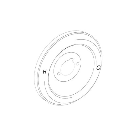 Moen Replacement Escutcheon Only from the Monticello Collection Polished Brass