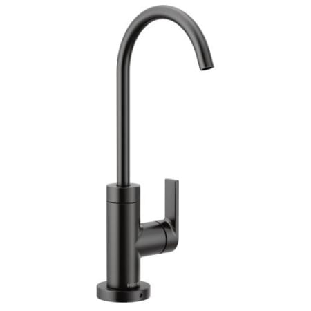 Moen Nio 1.5 GPM One Handle High Arc Beverage Faucet Matte Black