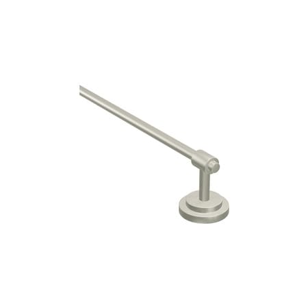 Moen Iso 24" Wall Mounted Towel Bar Brushed Nickel