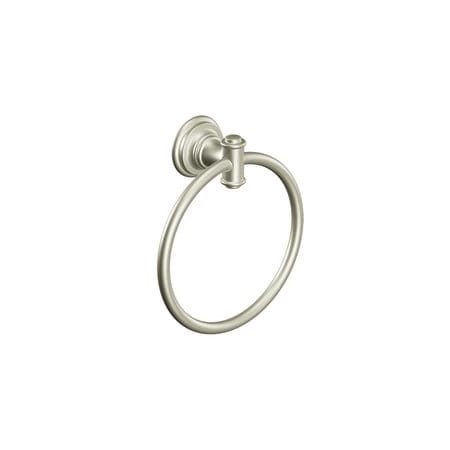 Moen 6" Towel Ring from the Ellsworth Collection Brushed Nickel