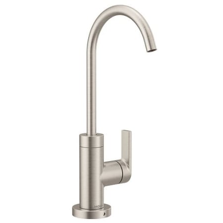 Moen Nio 1.5 GPM One Handle High Arc Beverage Faucet Spot Resist Stainless