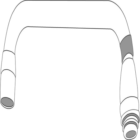 Moen 8" Double Bend Spout from the M-DURA Collection Chrome