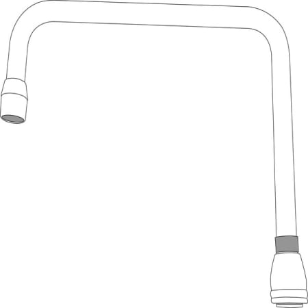 Moen 10" Double Bend Spout from the M-DURA Collection Chrome