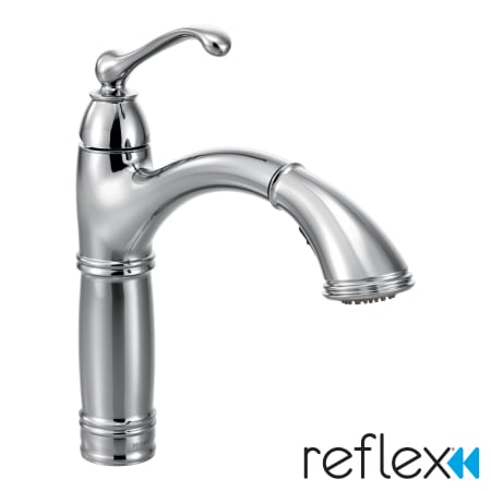 Moen Brantford Pull-Out Spray Kitchen Faucet Chrome