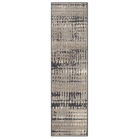 Mohawk Home Cashmere Gaillard 2' x 5' Polyester Abstract and Striped Indoor Rectangular Area Rug Gaillard Gray