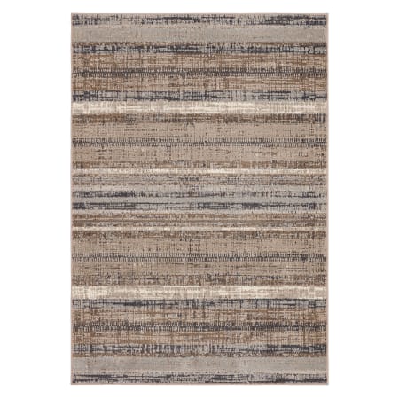 Mohawk Home Cashmere 2' x 3-3/4' Polyester Striped Indoor Rectangular Area Rug Payette Gray