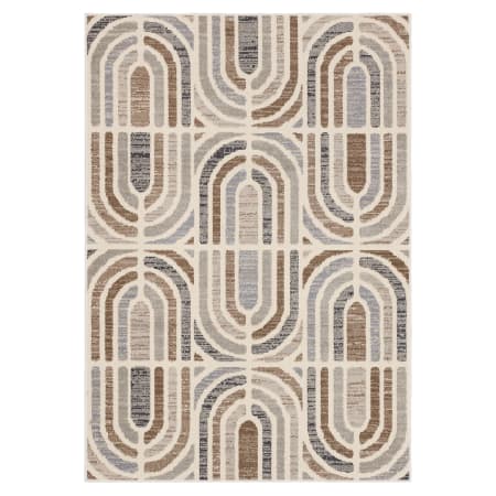 Mohawk Home Cashmere Westpoint 5-1/4' x 7-1/2' Polyester Geometric Indoor Rectangular Area Rug Westpoint Beige