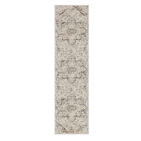 Mohawk Home Cleo Helios 2' x 10' Polypropylene Floral and Vintage Indoor Rectangular Area Rug Helios Cream