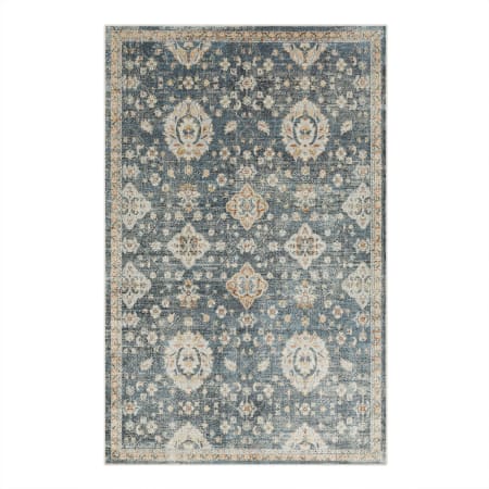 Mohawk Home Amada Theseus 7-3/4' x 10' Polyester Floral and Vintage Indoor Rectangular Area Rug Theseus Anthracite