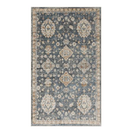 Mohawk Home Amada Theseus 4' x 6' Polyester Floral and Vintage Indoor Rectangular Area Rug Theseus Anthracite