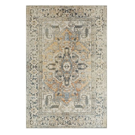 Mohawk Home Amada Loki 7-3/4' x 10' Polyester Floral and Vintage Indoor Rectangular Area Rug Loki Anthracite