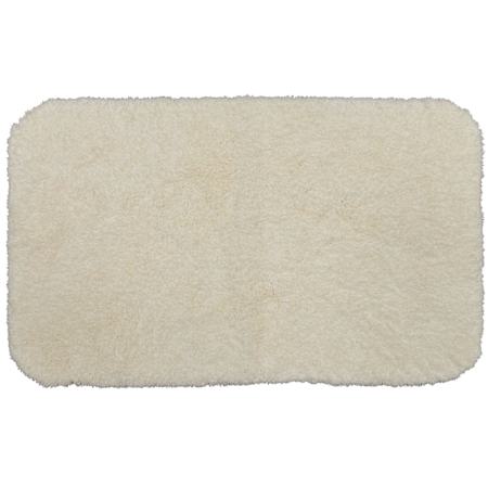 Mohawk Home Kingston Bath 1-3/4' x 2-3/4' Shag Polyester Solid Indoor Rectangular Bathroom Rug Ivory