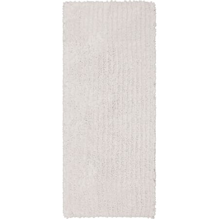 Mohawk Home Metaphor Bath 2' x 5' Shag Polyester Solid Indoor Rectangular Bathroom Rug Artic White