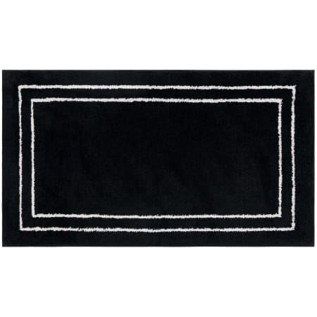 Mohawk Home Knitted Bath 1-3/4' x 2-3/4' Polyester Border Indoor Rectangular Bathroom Rug Black / White