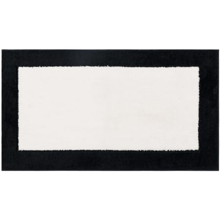 Mohawk Home Knitted Bath 1-1/2' x 2' Polyester Border Indoor Rectangular Bathroom Rug Black / White