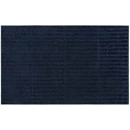 Mohawk Home Knitted Bath 2' x 3-1/4' Polyester Geometric Indoor Rectangular Bathroom Rug Sanctuary Indigo