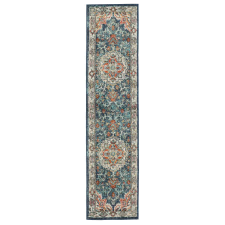 Mohawk Home Whimsy Dellen 2' x 8' Polypropylene Vintage Indoor Rectangular Area Rug Dellen Blue