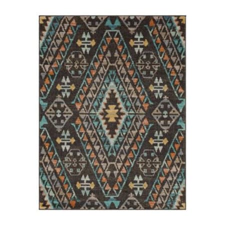 Mohawk Home Whimsy Medway 4' x 6' Polypropylene Geometric, Southwestern, and Striped Indoor Rectangular Area Rug Medway Multi