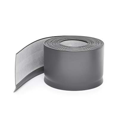 Mohawk Industries 4"W x 20"L Modern Glue Down Vinyl Baseboard Molding - Sold by Carton (1.6 LF/Carton) Smoke