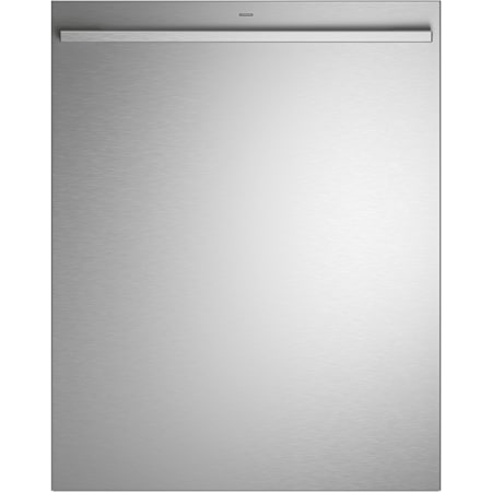 Monogram Minimalist 24 Inch Wide 16 Place Setting Energy Star Rated Built-In Top Control Dishwasher with Hard Food Disposer and Max Dry System Stainless Steel