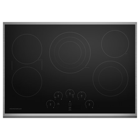 Monogram 30 Inch Wide 5 Burner Electric Cooktop Stainless Steel