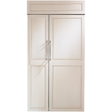 Monogram 42 Inch Wide 25.2 Cu. Ft. Side By Side Refrigerator - Panel Ready Custom Panel