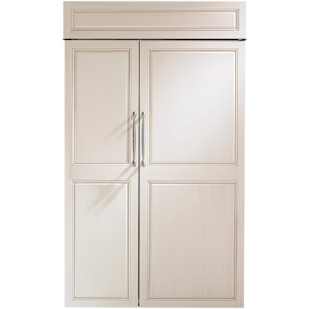 Monogram 48 Inch Wide 29.6 Cu. Ft. Side By Side Refrigerator - Panel Ready Custom Panel