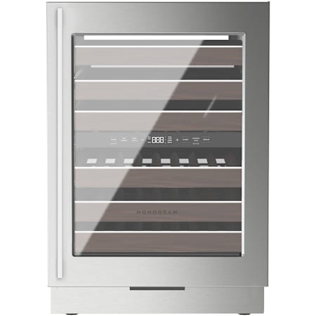 Monogram 24 Inch Wide 42 Bottle Capacity Panel Ready Built-In Wine Cooler Panel Ready