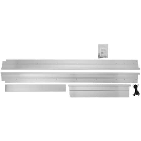 Monogram 36 Inch Retrofit Trim Kit for Full Size Refrigerator Stainless Steel
