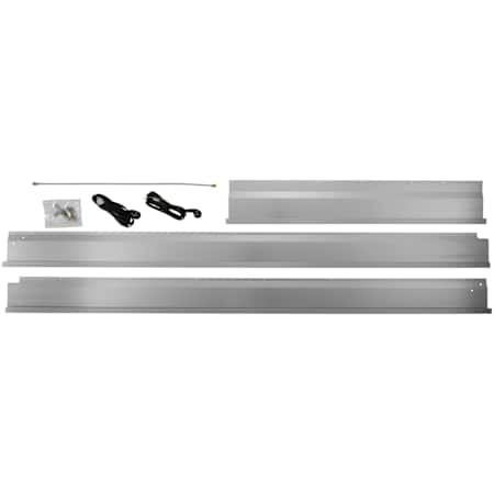 Monogram 42 Inch Trim Kit for Dual Column Refrigerator Installations Stainless Steel