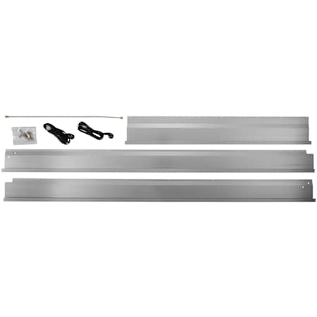 Monogram 48 Inch Trim Kit for Dual Install Columns Stainless Steel