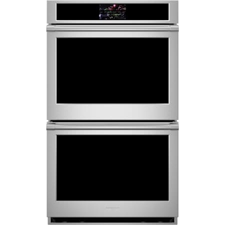 Monogram Statement 30 Inch Wide 10 Cu. Ft. Double Electric Oven Stainless Steel