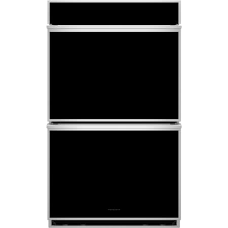 Monogram Minimalist 30 Inch Wide 10.0 Cu. Ft. Electric Double Oven Stainless Steel