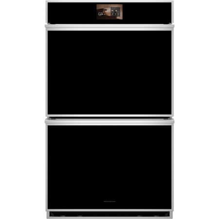 Monogram Minimalist 30 Inch Wide 10.0 Cu. Ft. Electric Double Oven Stainless Steel