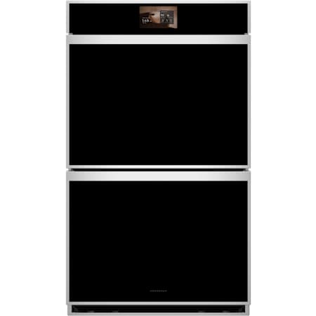 Monogram Minimalist 30 Inch Wide 10.0 Cu. Ft. Electric Double Oven Stainless Steel