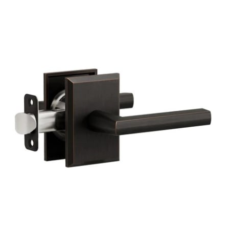 Montana Forge L7R2 Passage Leverset with Rectangular Rosette Tuscan Bronze