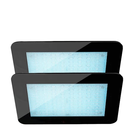 Mr Steam Therapy Chroma Light with 12.62 in. LED Clusters (2-Pack) Black