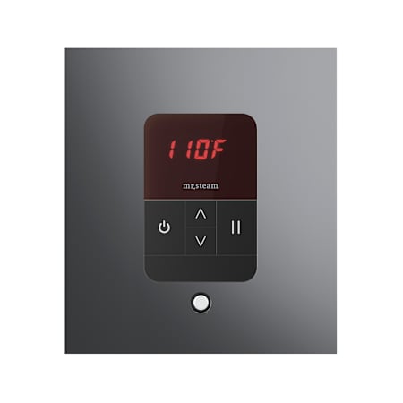 Mr Steam iTempo Square Steam Shower Control Brilliant Black