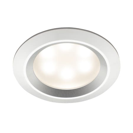 Mr Steam Ms Accessory Recessed LED Light in Aluminum Polished Satin Aluminum