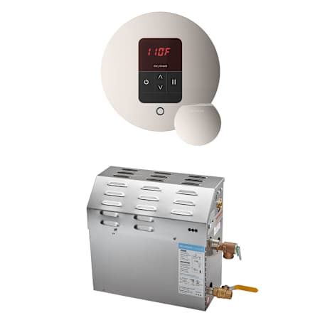 Mr Steam MS 5 kW (5000 W) Steam Shower Generator Package with Round iTempo Control Polished Nickel