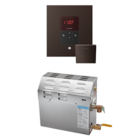 Mr Steam MS Super iTempo Square 15 kW (15000 W) Steam Shower Generator Package with Square iTempo Control Oil-Rubbed Bronze