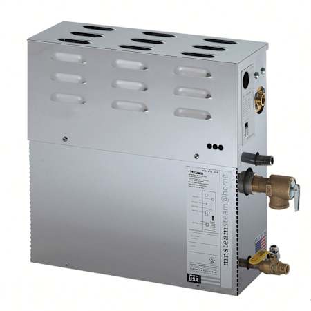 Mr Steam Steam at Home 3 kW (3000 W) Steam Shower Generator of 240 Volt & 1-Phase N/A