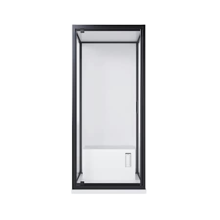 Mr Steam 240" High x 135" Wide x 27.5" Deep Sauna Enclosure Black / White