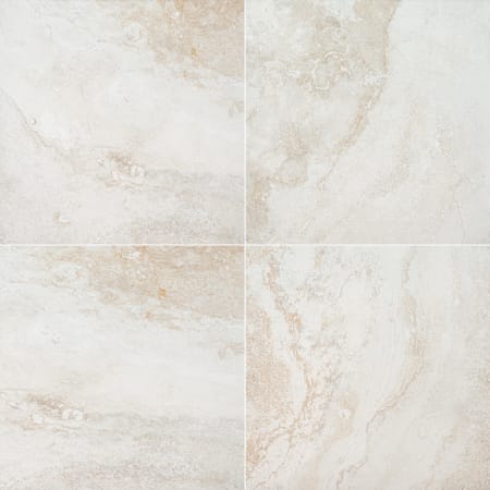 MSI Livingstyle 24" x 24" Square Exterior Paver Tile - Matte Marble Visual - Sold by Carton (8 SF/Carton) Travertino