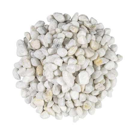 MSI Piedra Pebbles 1/4" to 3/4" Bagged Landscape Rock - Sold by Bag (.5 CF/Bag) Himalaya White