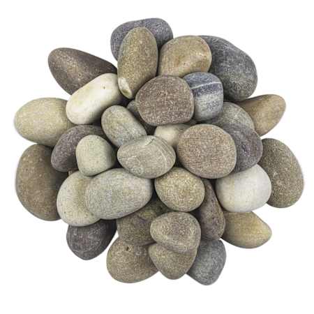 MSI Amazon Multi Pebbles 1" to 2 1/2" Bagged Landscape Rock - Sold by Bag (.5 CF/Bag) Amazon Multi