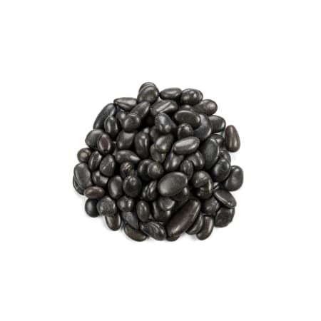 MSI Piedra Pebbles 1/4" to 3/4" Polished Bagged Landscape Rock - Sold by Pallet (27.5 CF/Pallet) Black