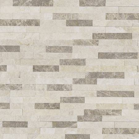 MSI 6" x 24" Marble Hardscape Wall Tile - Splitface Marble Visual - Sold by Pallet (180 SF/Pallet) Colorado Cream